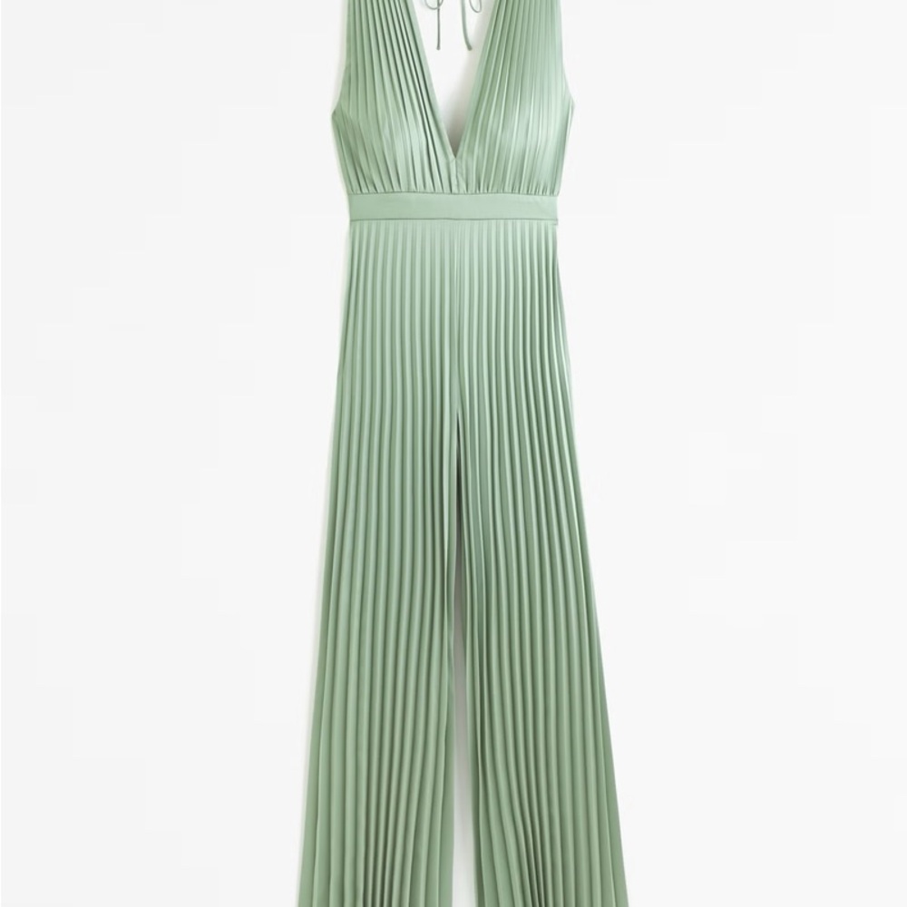Abercrombie & Fitch Giselle Pleated Jumpsuit